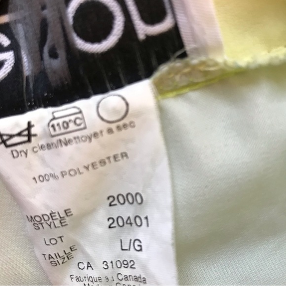 PERSONI | Y2K MIDI Skirt w/ Tie Dye Watercolour Print in Green & Yellow Size L - Picture 15 of 16